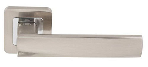 Ручки на розетте RDA Cube (WC40-RY40) хром/матовый никель - Фото №2