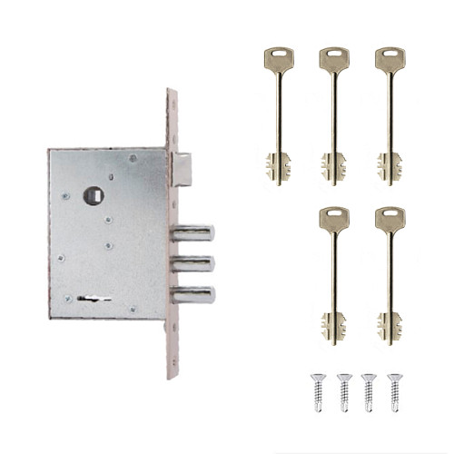 Механізм замка CLASS 1011 (BS53*77мм) SN сатин - Фото №2