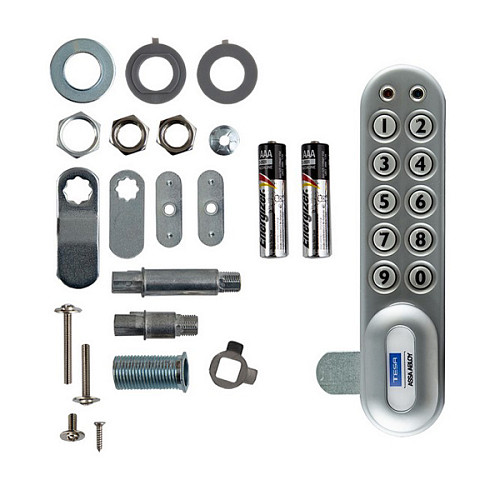 Мебельный замок TESA Code 1000 Univ электронный кодовый серый - Фото №10