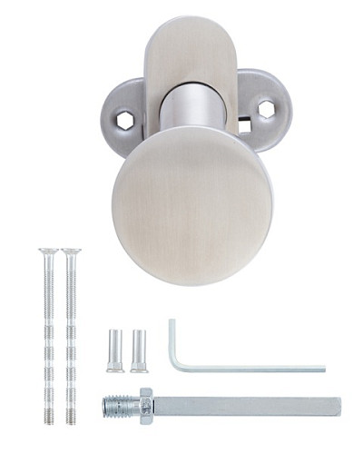 Ручка розетте (половинка) ROSTEX Tablet ES32 фиксированная нержавеющая сталь матовая - Фото №3