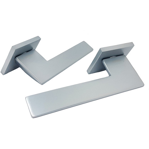 Ручки на розетте GENRICH R77.175 MCP матовый хром - Фото №3