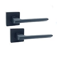 Ручки на розетте KEDR R06.148-АL black mat черный матовый