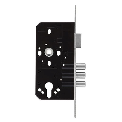 Механізм замка MUL-T-LOCK 972 (BS55*72мм) матовий хром - Фото №3