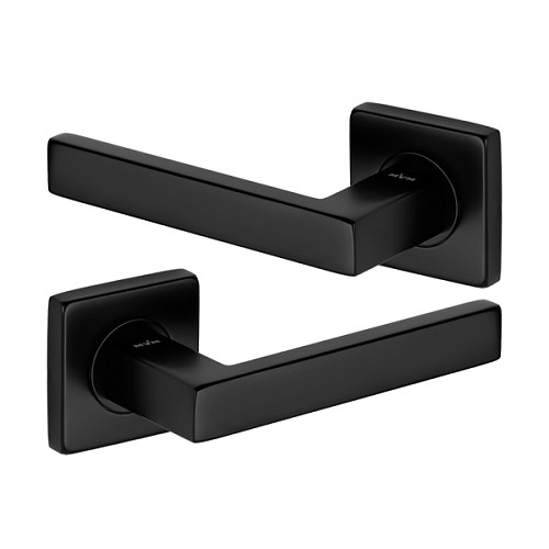 Ручки на розетте MVM S-1137 (T12-E12) BLACK черный - Фото №1