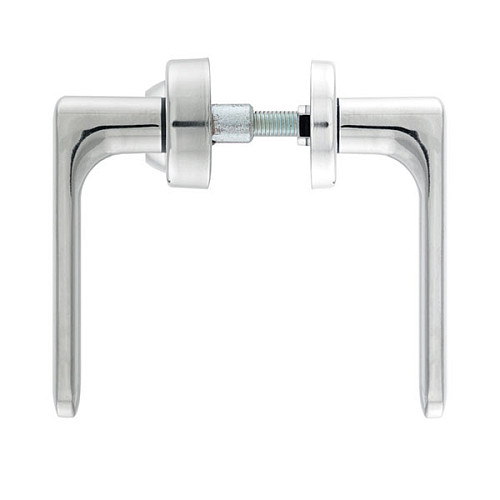 Ручки на планке с протектором ROSTEX Exclusive RX-40 90мм (40-50мм) хром полированный - Фото №4