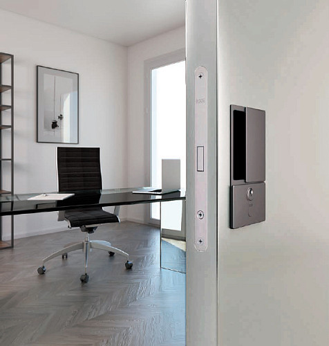 Ручки для міжкімнатних дверей AGB Wave PZ B300030001 нікель матовий  - Фото №2