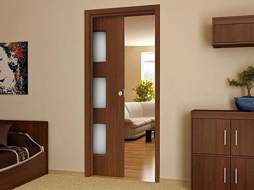 Врезная раздвижная система VILLES 5670 длина 6 м на 1 полотно до 80 кг с двусторонним доводчиком - Фото №4