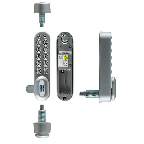 Мебельный замок TESA Code 1000 Univ электронный кодовый серый - Фото №9