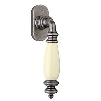 Ручка віконна FADEX Siena DK N10 античне залізо/бежева кераміка