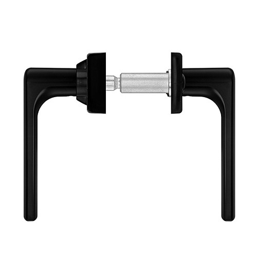 Ручки на планці з протектором ROSTEX R4 R 72мм (38-55мм) чорний - Фото №5