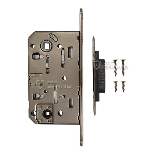 Механізм замка GAVROCHE GR96-M WC (BS50*96мм) магніт.язичок BN чорний нікель - Фото №4