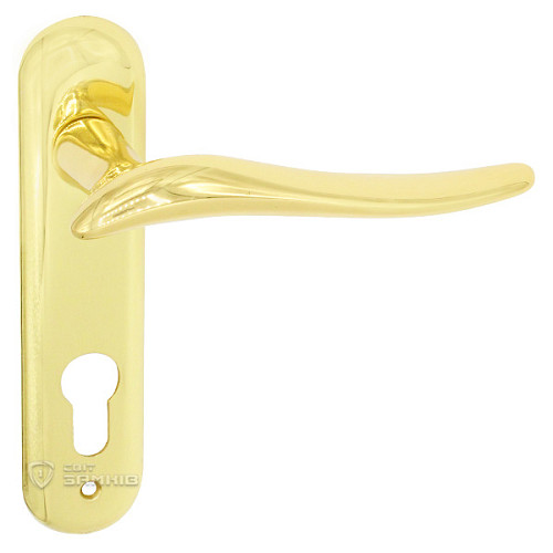 Ручки на планці Гамма к/п 72 PZ OLV золото - Фото №2