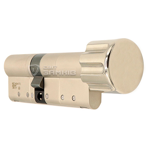 Циліндр KESO 8000 105T (50*55T) нікель сатин 3 ключа - Фото №2