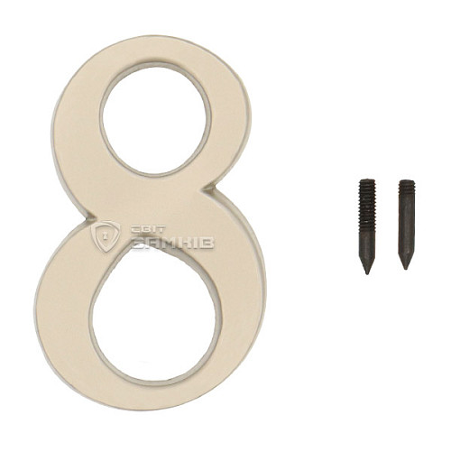 Цифра 8 NIK/SAT нікель-сатин - Фото №2