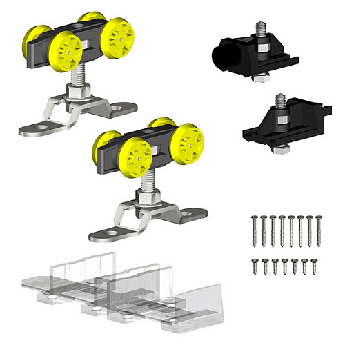 Розсувна система VALCOMP Herkules HS60 довжина 2 м на 1 полотно вагою до 60 кг - Фото №14