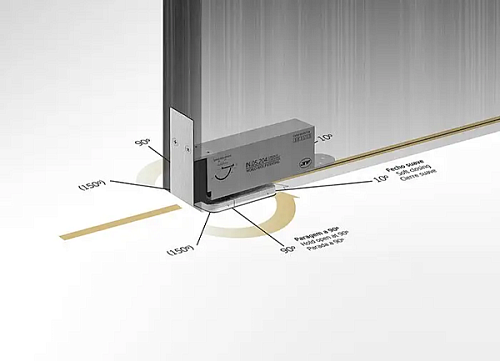 Доводчик-петля JNF IN.05.204 до 100 кг для деревянных дверей - Фото №5