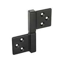 Петля ALDEGHI LUIGI 143NO032Q 84*32 мм NO черный