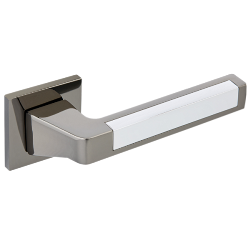 Ручки на розеті GAVROCHE Uranium U-Z25 BN/CP чорний нікель/хром - Фото №4