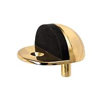 Стопор дверний підлоговий ПОЛЬЩА півсфера II латунь світла