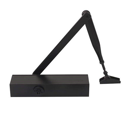 Дотягувач GEZE TS 1500 STD HO з фіксацією до 80кг Чорний - Фото №2