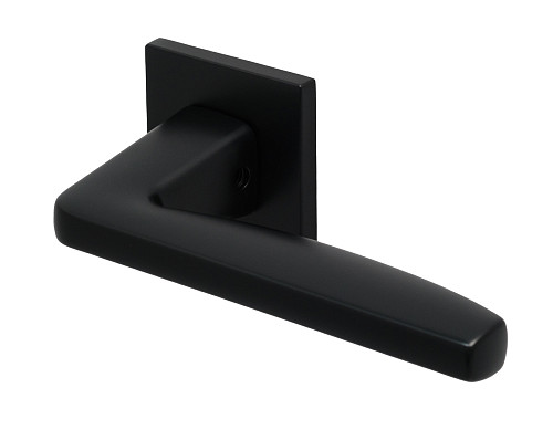 Ручки на розетте SAFITA Wave HS MB черный матовый - Фото №2