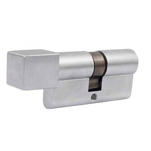 Цилиндр CORTELLEZZI PRIMO 117 SQ 60T (30*30T) хром матовый - Фото №2