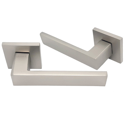 Ручки на розетте GENRICH R77.210 MSN никель матовый - Фото №3