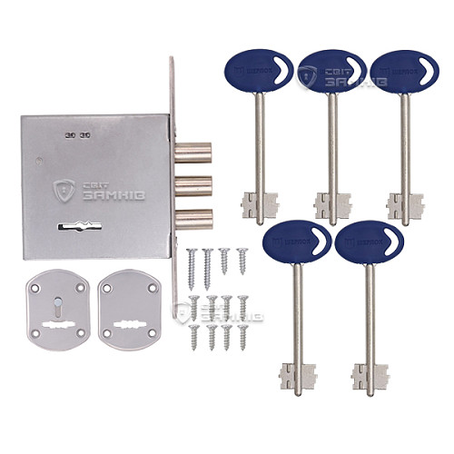 Механізм замка SHERLOCK 04.06-S (BS54мм) 5 ключів - Фото №4