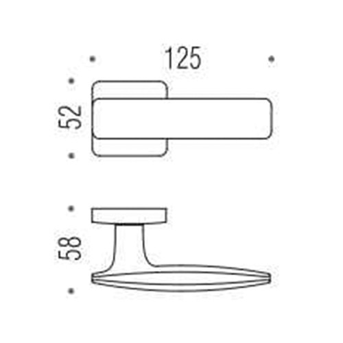 Ручки на розетте COLOMBO Bold PT11 (PT19BZG-PT13) матовый хром - Фото №3