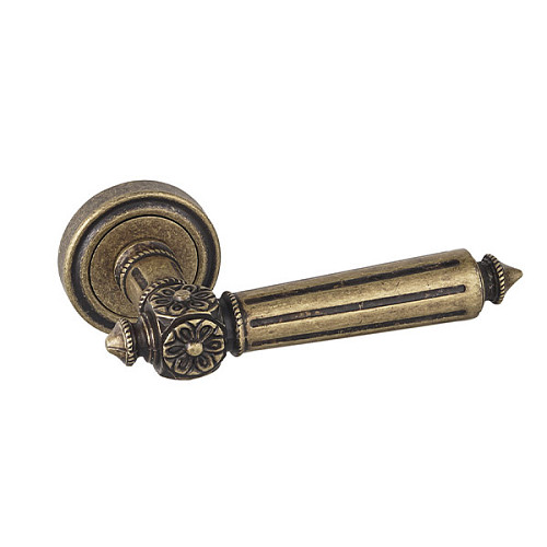 Ручки на розетте SIBA Rimini (R06) бронза античная матовая - Фото №3