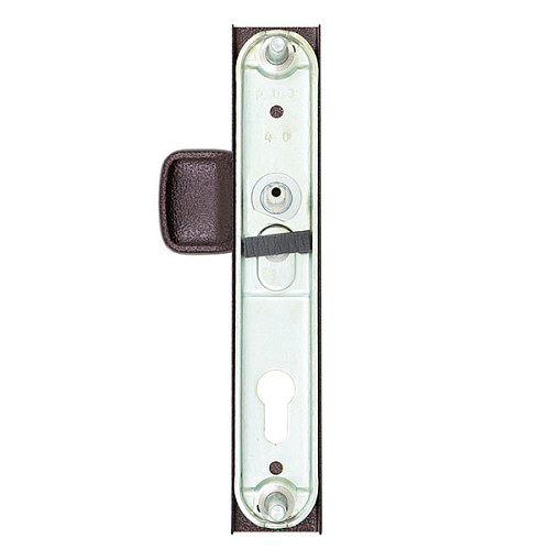 Ручки на планке ROSTEX 802 R 85мм (38-55мм) фиксированная-нажимная коричневый - Фото №3