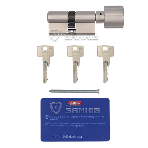 Цилиндр ABUS Vitess 4000 MX (модульный) 100T (40*60T) никель сатин - Фото №6