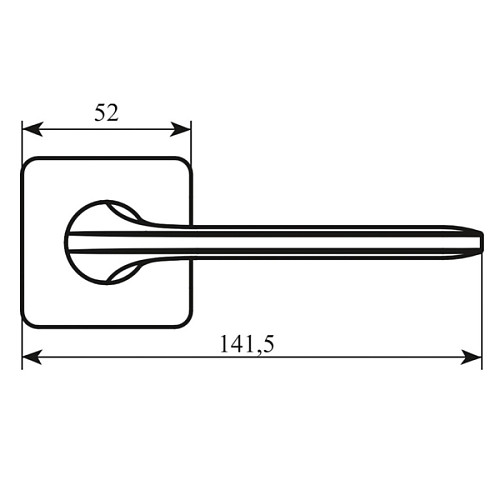 Ручки на розеті COLOMBO Roboquattro S ID51 (PT19BZG-PT13) графіт - Фото №8
