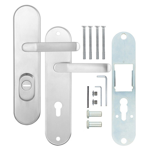 Ручки на планці ROSTEX Universal Plus 85 мм (38-55мм) нержавіюча сталь - Фото №8