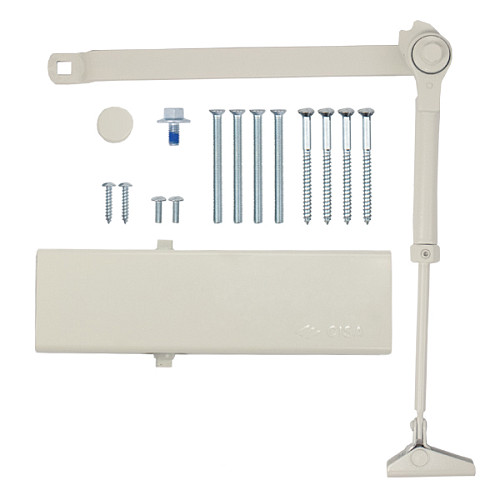 Дотягувач CISA C1611.03.0.45 Professional Plus2 BC STD HO з фіксацією до 80 кг білий - Фото №6