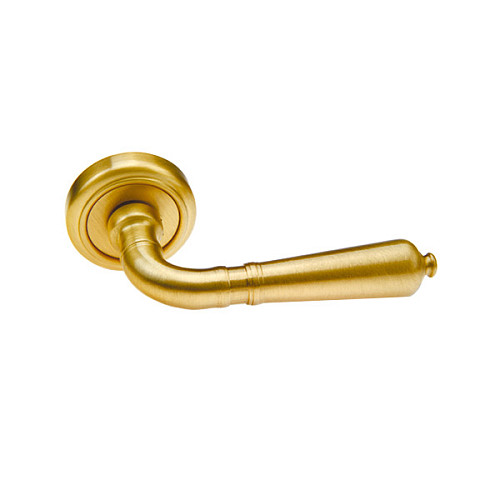 Ручки на розеті FADEX Antik 130V S01 латунь матова - Фото №2