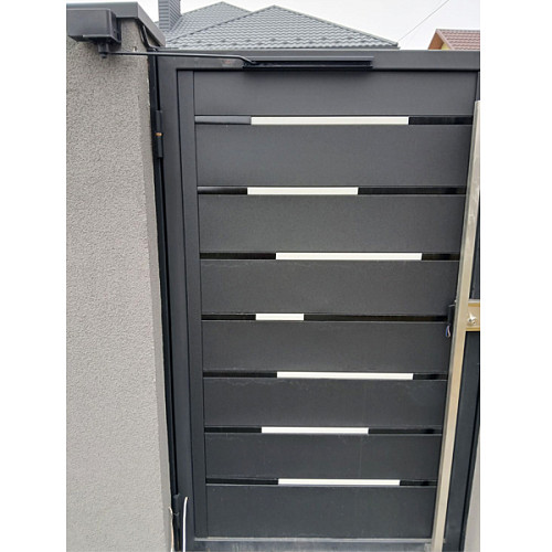 Дотягувач для хвіртки CISA C1310.11.1 пружинний до 55кг лівий чорний - Фото №13