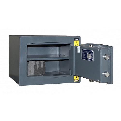 Сейф взломостойкий GRIFFON H.26.KP DARK GREY - Фото №2