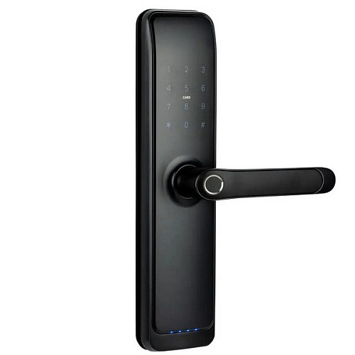 Розумний замок PES Husky Wi-Fi з WC фіксатором накладний чорний - Фото №2