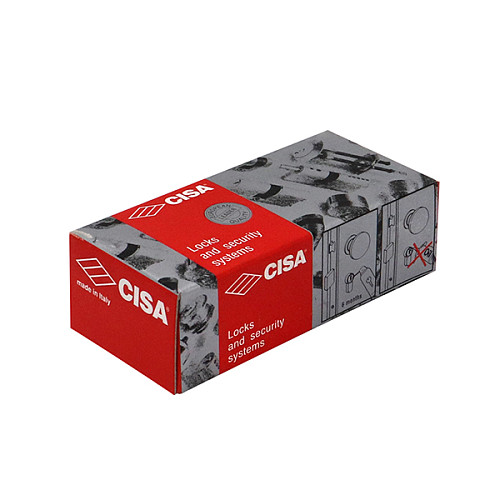 Циліндр половинка CISA C2000 45 (35*10) нікель матовий 3 ключі - Фото №11