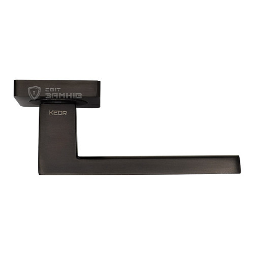 Ручки на розеті KEDR R08.348-AL Graffit графіт - Фото №2