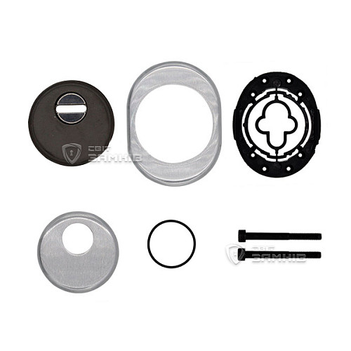 Протектор AZZI FAUSTO F23 Antitubo Widia 33 мм матовий хром - Фото №4