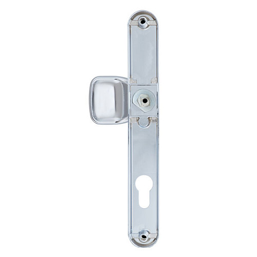 Ручки на планке ROSTEX Profile Z 85мм (57-62мм) фиксированная-нажимная хром полированный - Фото №3