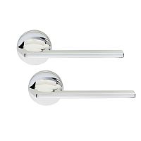 Ручки на розеті ILAVIO 2401 (1055-1112) хром полірований