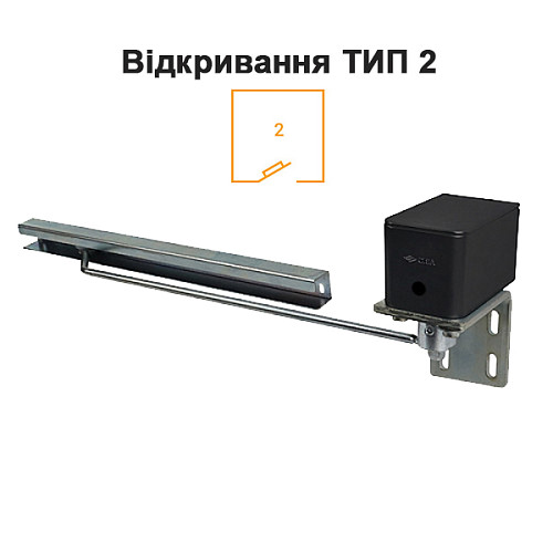 Дотягувач для хвіртки CISA C1310.11.2 пружинний до 55кг правий чорний - Фото №2