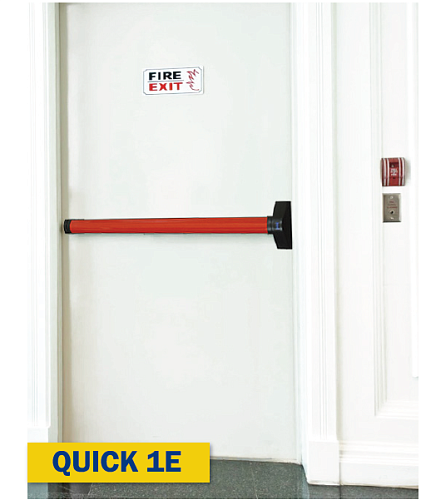 Ручка антипаника TESA QUICK1E 909 для эвакуационного выхода black red черно-красный - Фото №10