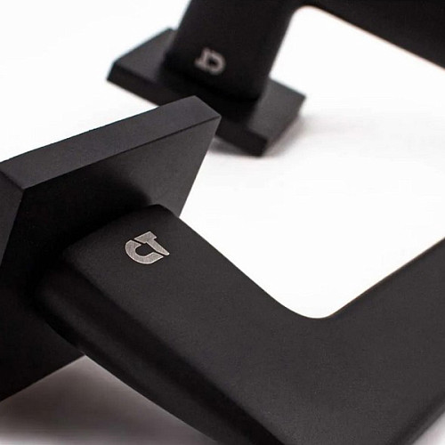 Ручки на розеті COMIT Flagman матовий чорний - Фото №4