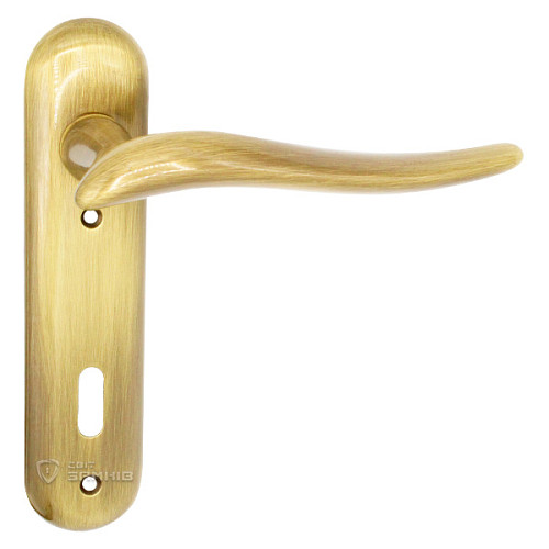 Ручки на планці Гамма к/п 72 KL OGR бронза - Фото №2