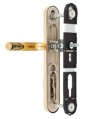 Ручки на планке с протектором ROSTEX Exclusive RX-40 85мм (40-50мм) титан PVD - Фото №5