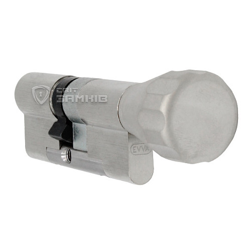 Циліндр EVVA EPS 92T (56*36T) нікель сатин - Фото №3